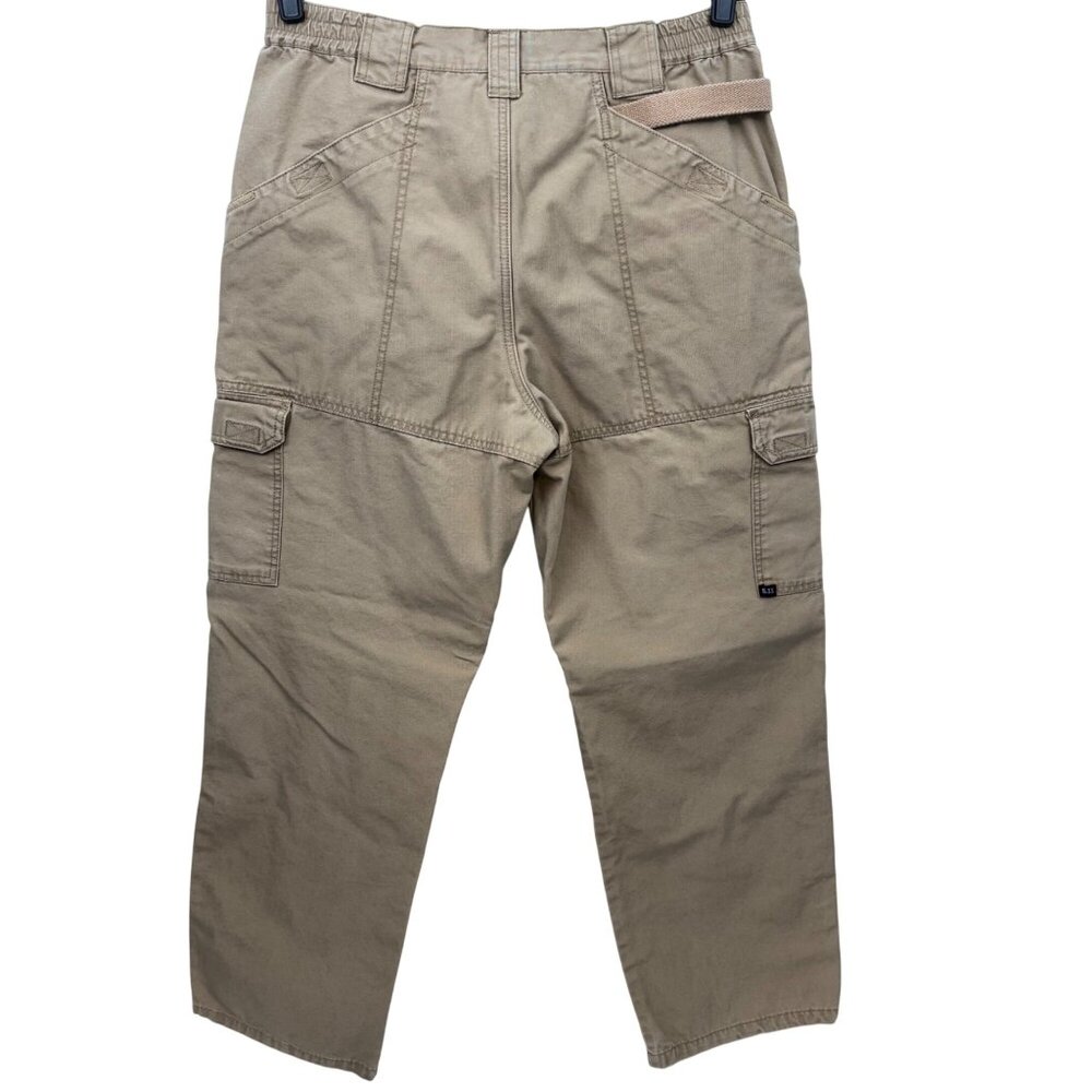 5.11 Tactical Cargo Pants - Mens' 34x30 - Khaki Canvas - Picture 2 of 7